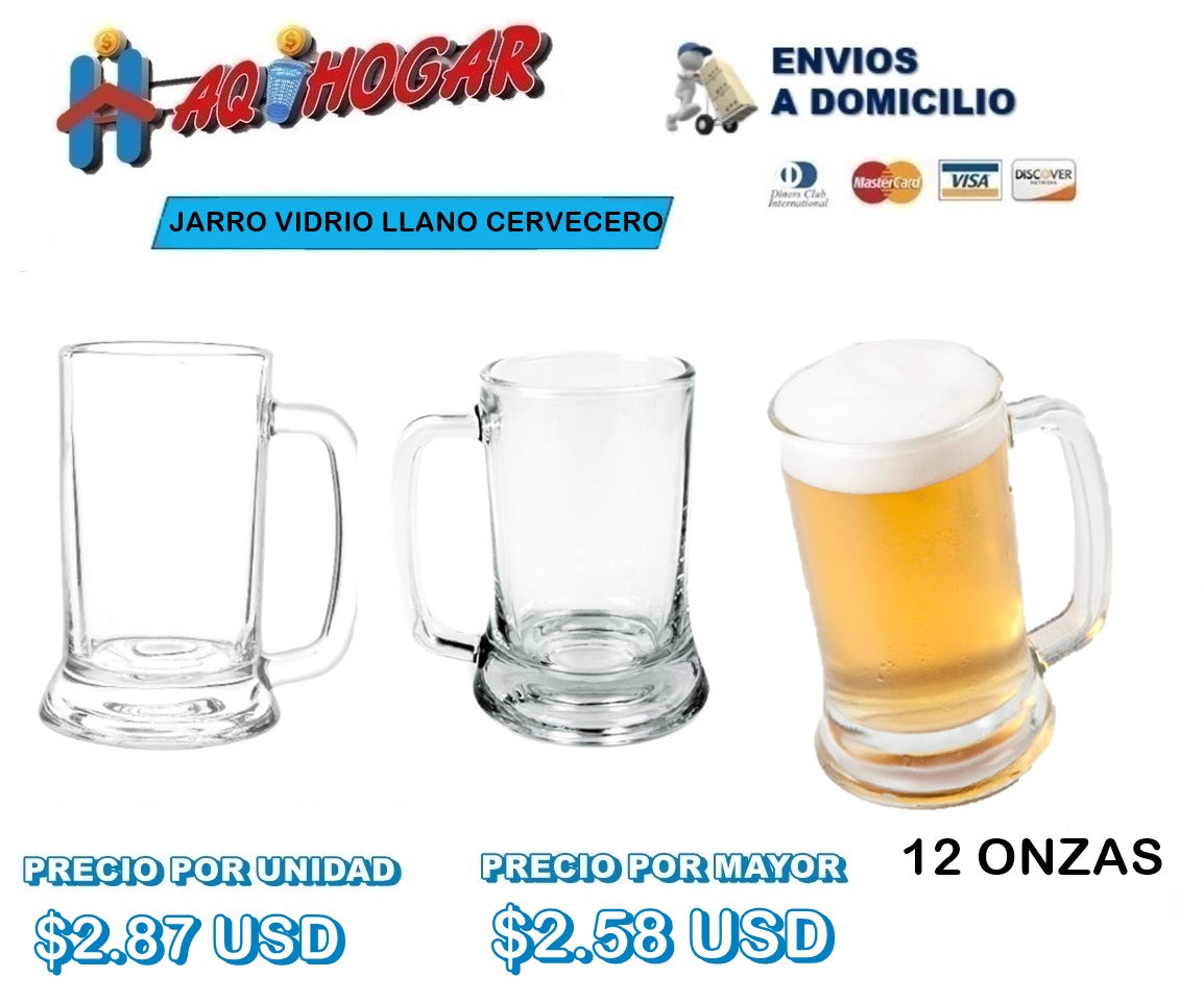 Jarro Cervecero 12 onzas