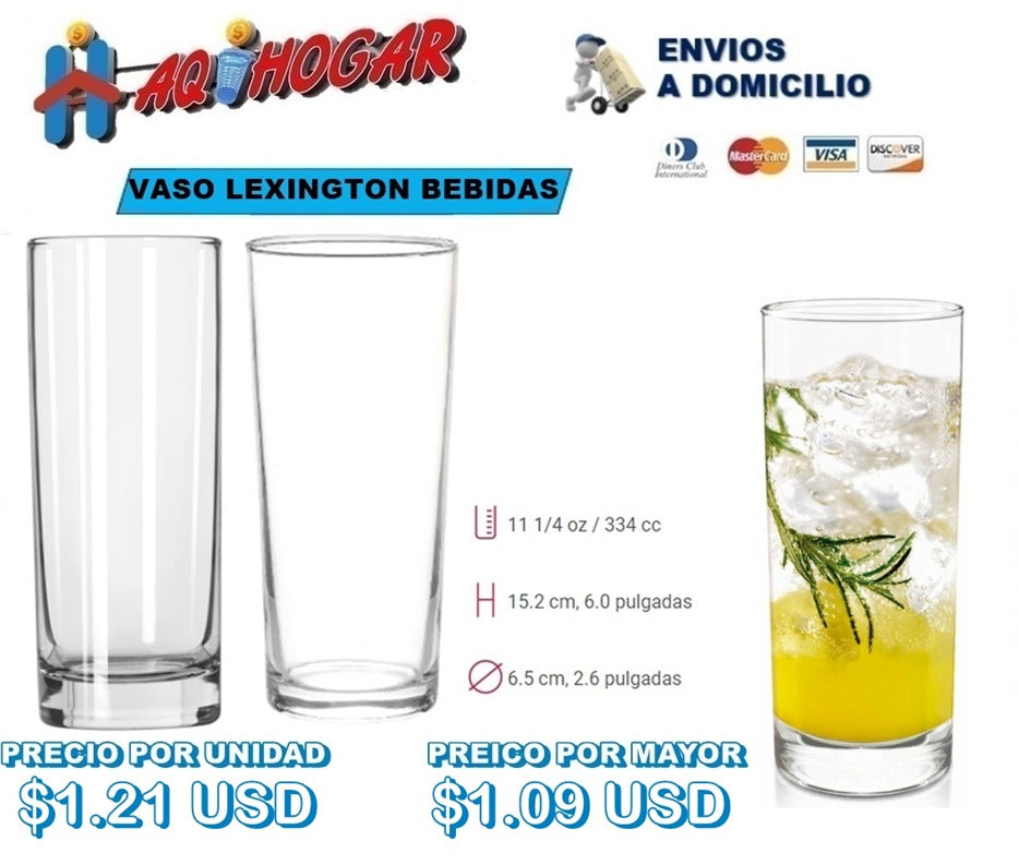 Vaso Lexington Bebidas