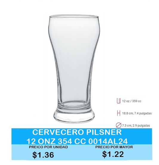 Cervecero Pilsner 12 OZ/ 354 CC