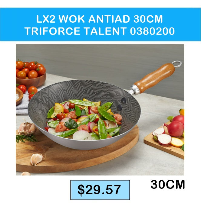 WOK ANTIAD 30CM TRIFORCE TALENT