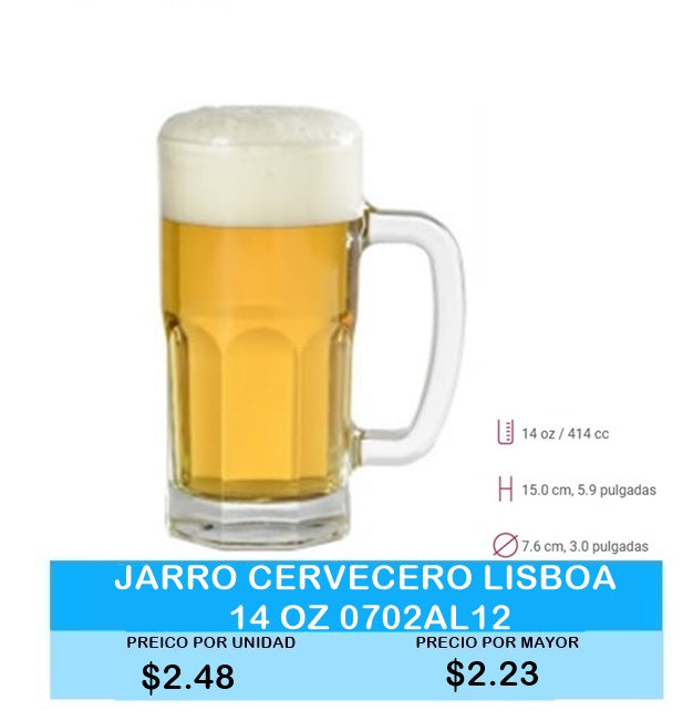 Jarro Cervecero Lisboa 14OZ