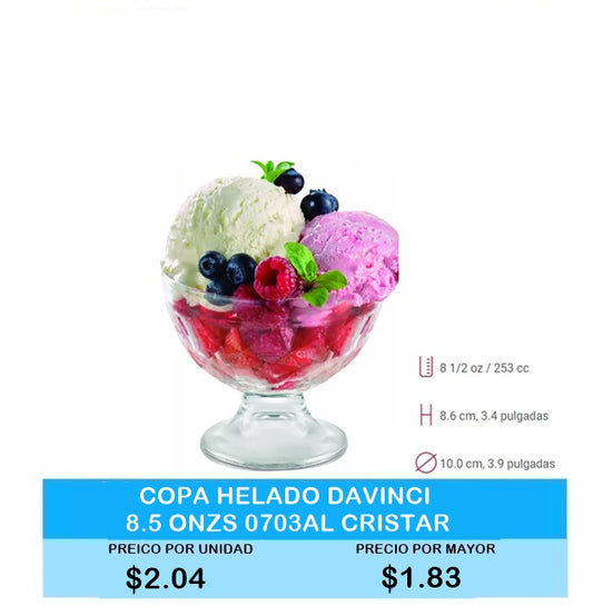 Copa de Helado Davinci