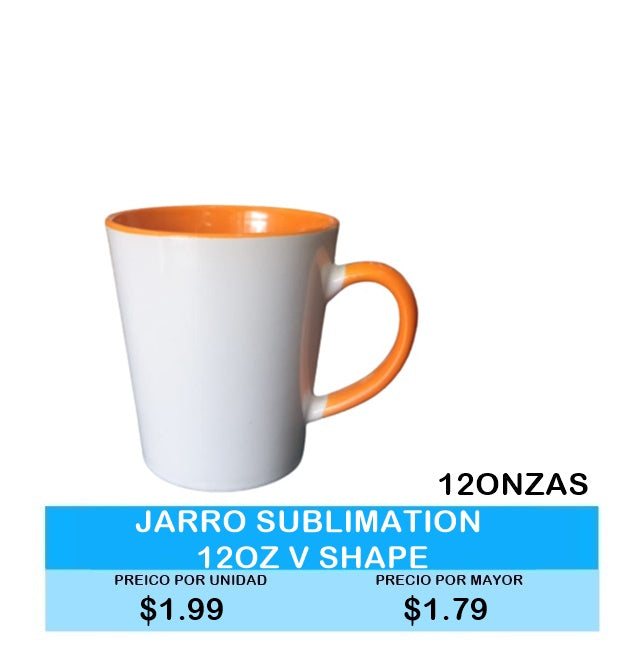 Jarro para Sublimación 12Onzas