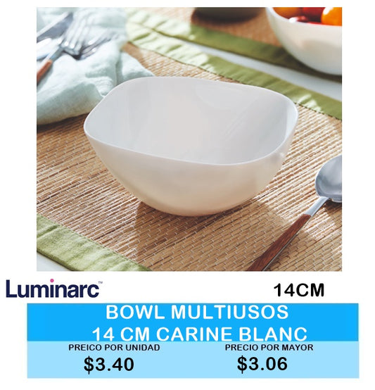 BOWLMULTIUSOS 14CM CARINE BLANC