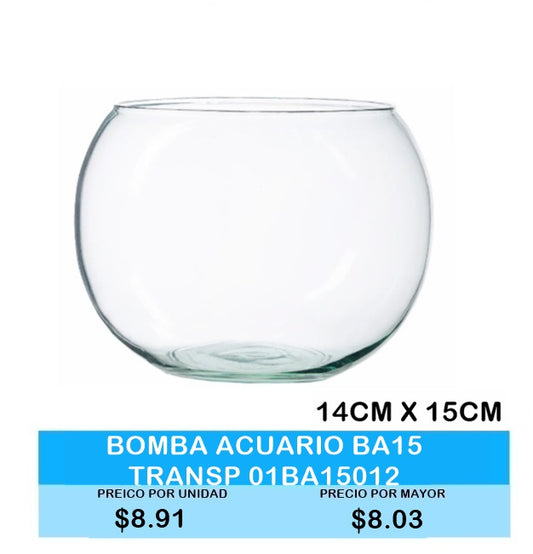 Bomba Acuario BA15 Transparente