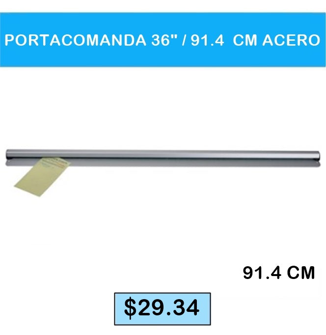 PORTACOMANDA 36"/ 91.4 CM ACERO