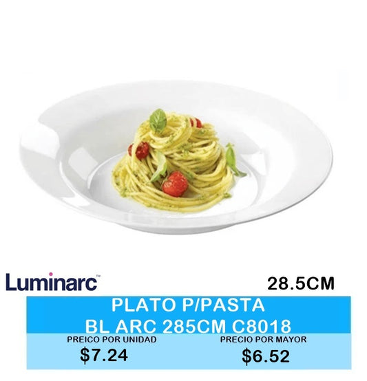 PLATO PARA PASTA BL ARC 28.5CM