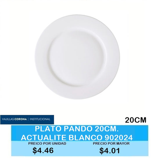 Plato Postre 20 CM