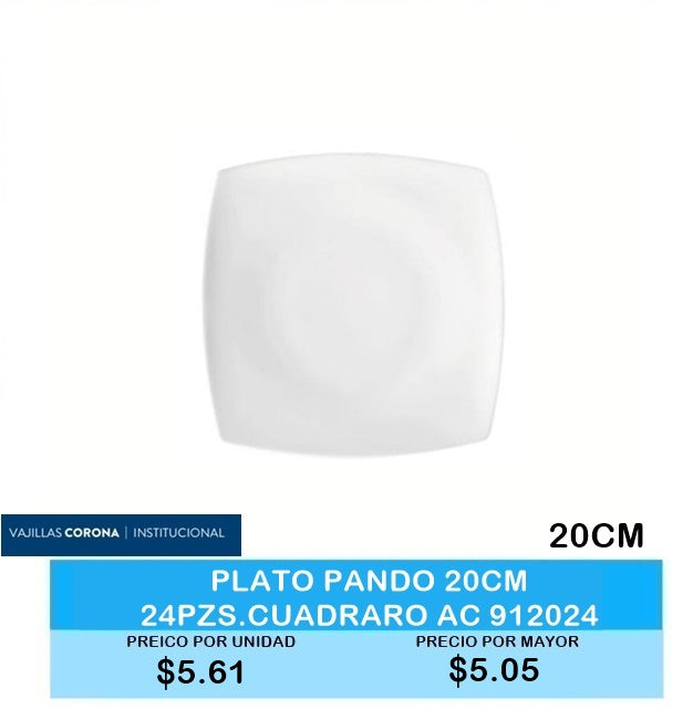 Plato Pando 20 CM