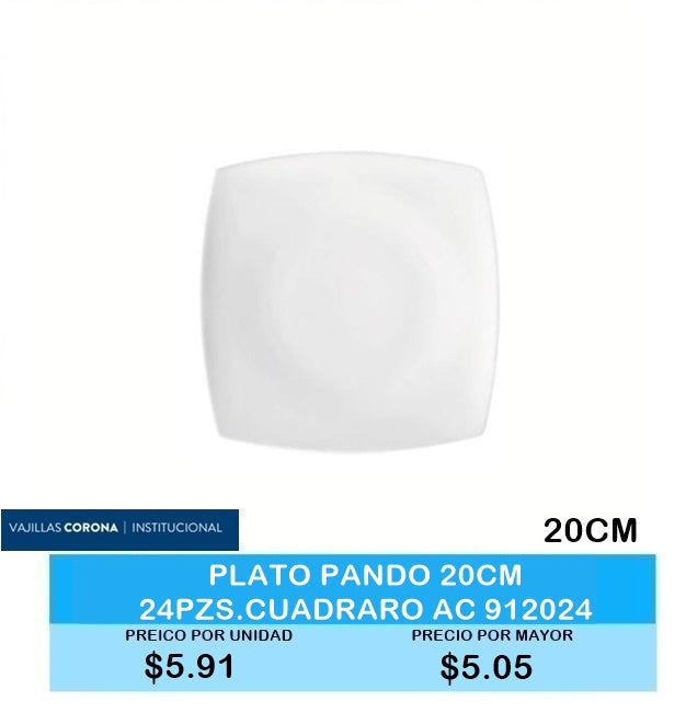 Plato Pando 20 CM