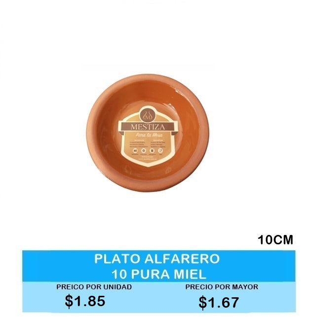 Plato Alfarero 10cm Pura Miel
