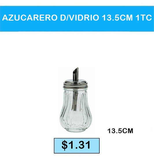 AZUCARERO VIDRIO 13.5 CM
