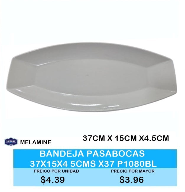 BANDEJA PASABOCAS 37X 14X4.5 X37 P1008BL