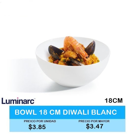 BOWL 18 CM DIWALI BLANC