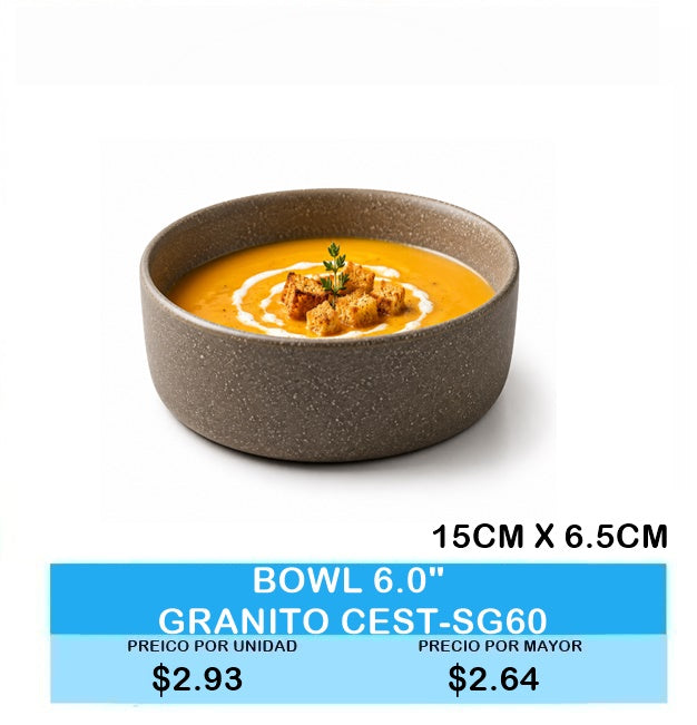 BOWL 6.0" GRANITO CEST-SG60