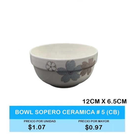 BOWL SOPERO CERAMICA # 5  12 CM X 6.5 CM