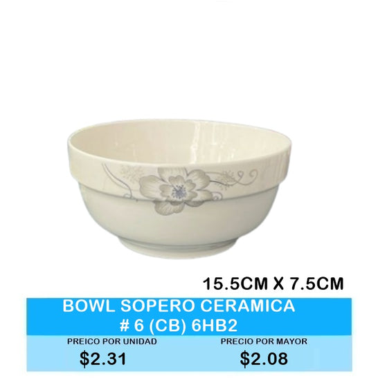 BOWL SOPERO CERAMICA # 6   15.5 CM X 7.5 CM