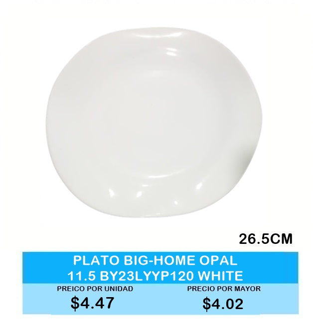 PLATO BIG-HOME OPAL 11.5 B Y23LYYP120 WHITE