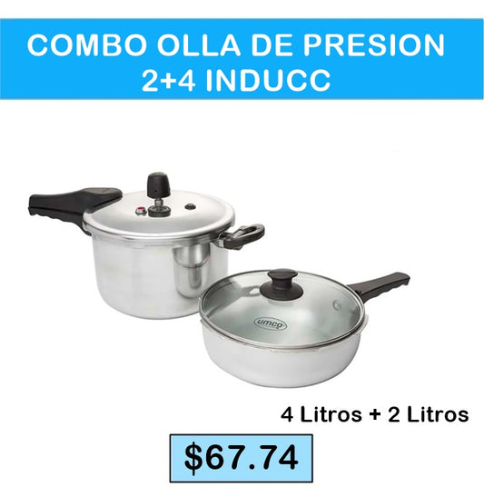 Combo Olla de Presion 2+4 INDUCC