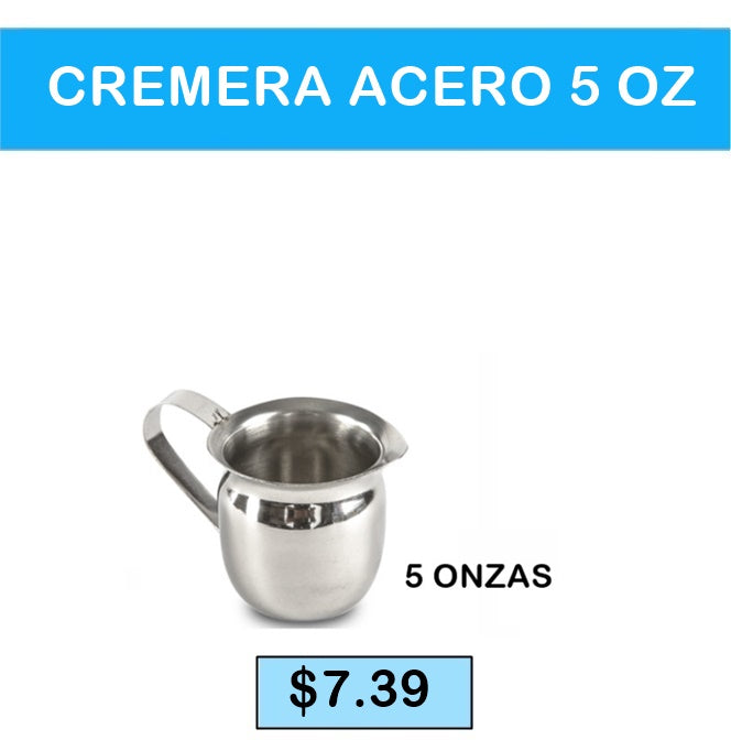 Cremera de Acero 5 OZ