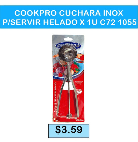 CUCHARA PARA SERVIR HELADO C72 1055 COOKPRO