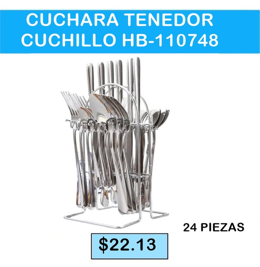 CUCHARA TENEDOR CUCHILLO HB 110748