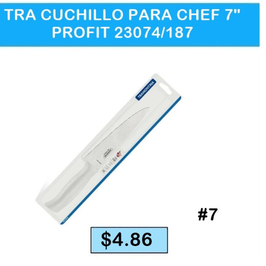 CUCHILLO PARA CHEF TRAMONTINA 7"