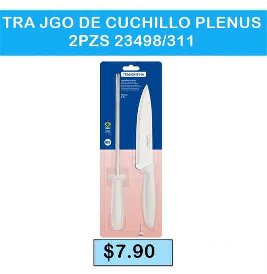 CUCHILLO TRAMONTINA CON AFILADOR  23498 311