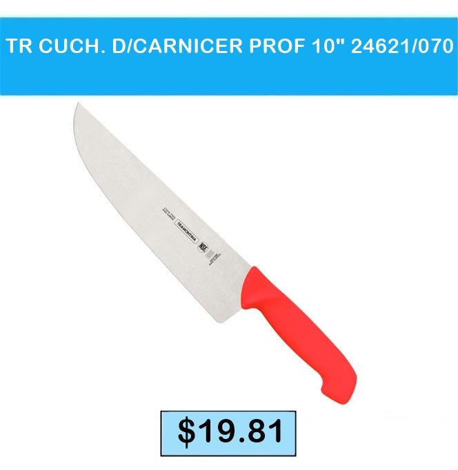 CUCHILLO TRAMONTINA PROFESIONAL DE CARNICERO 10"