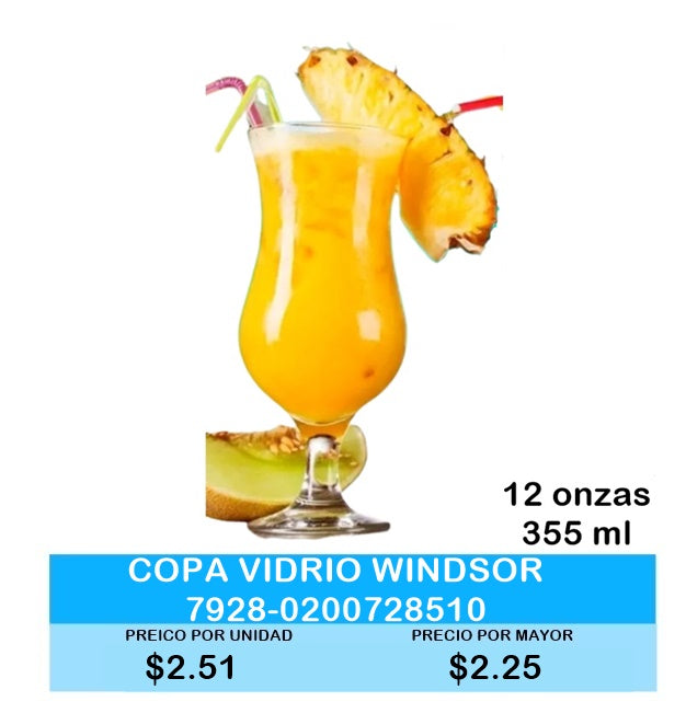 Copa Vidrio Windsor