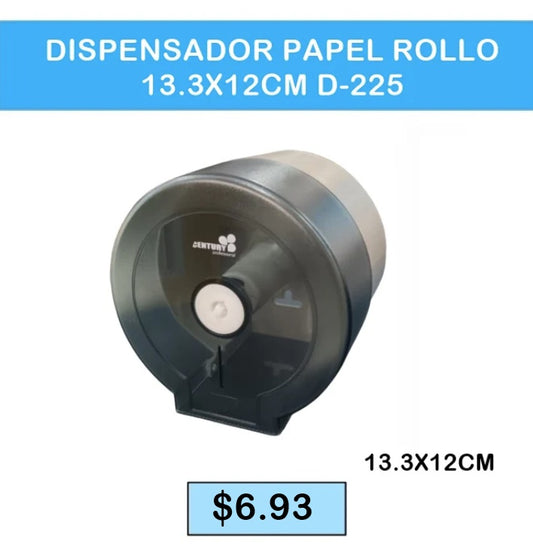 DISPENSADOR PAPEL ROLLO  13.3X12CM