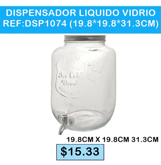 DISPENSADOR LIQUIDO VIDRIO DSP1074