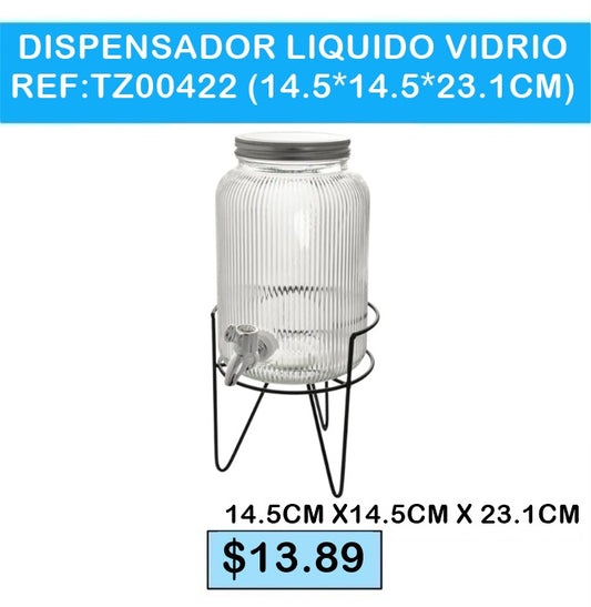DISPENSADOR LIQUIDO VIDRIO TZ00422