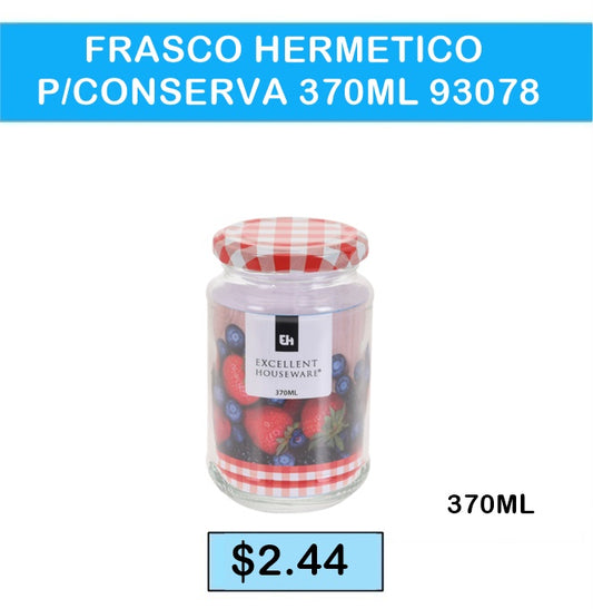 FRASCO HERMETICO PARA CONSERVA 370 ML 93078
