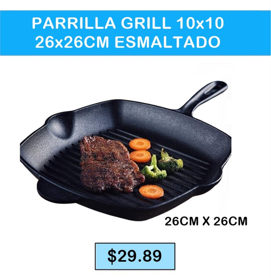 Parrilla Grill 10 X 10, 26 X 26 CM.