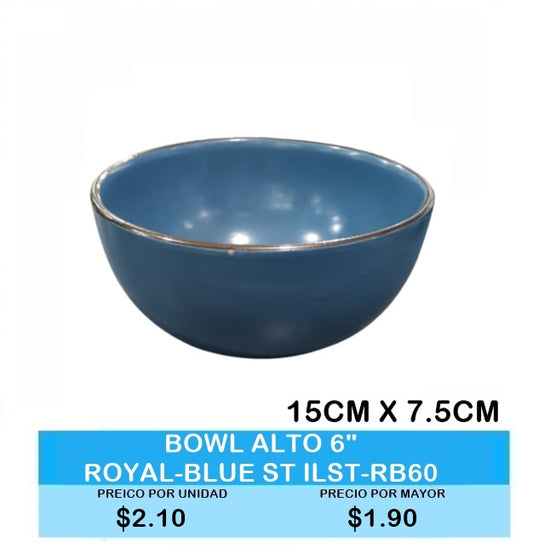 BOWL ALTO  6 ROYAL BLUE  ST  ILTS  RB60