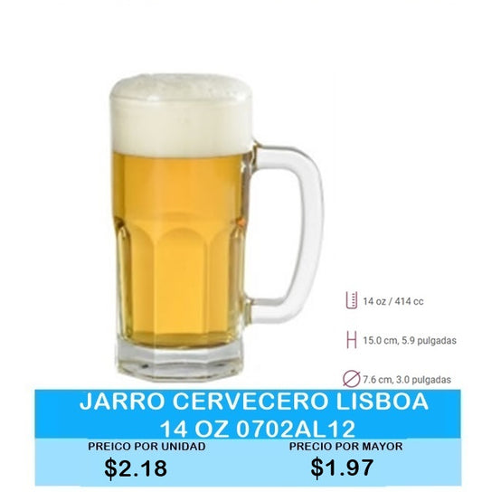 JARRO CERVECERO LISBOA 14 ONZAS 0702AL12