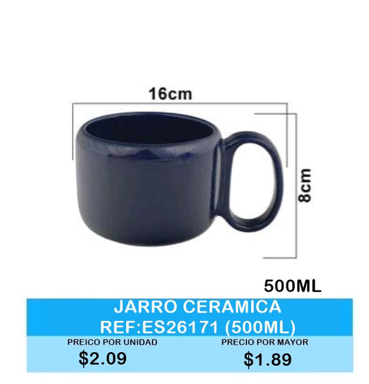 JARRO CERAMICA REF:ES26171 (500ML) NP