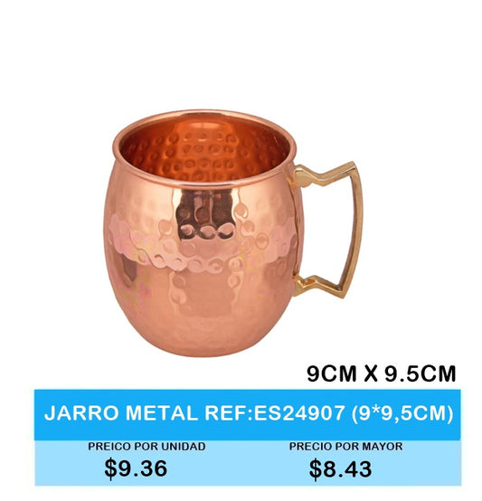 JARRO COCTELERO METAL ES24907 9X9.5 CM