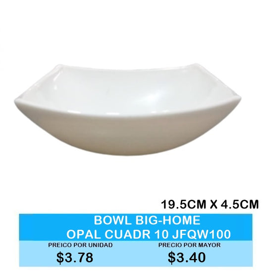 Bowl Big-Home Opal Cuadrado