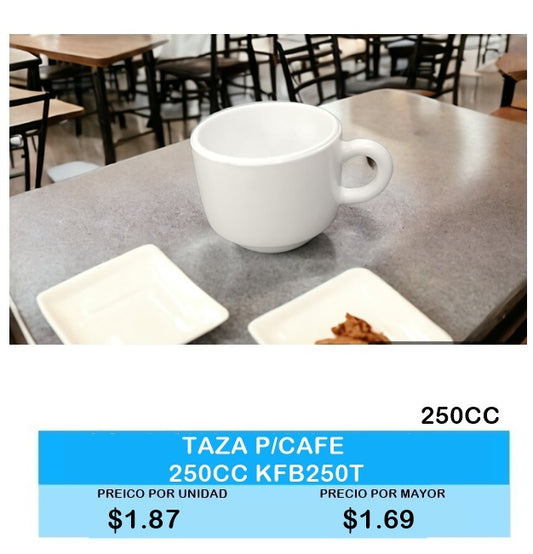 TAZA P/CAFE 250CC KFB250T