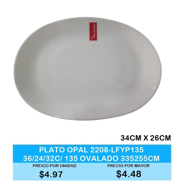 PLATO OPAL OVALADO 2208-LFYP135