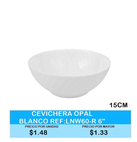 CEVICHERA BLANCO OPAL  LNW60-R