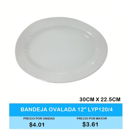 Plato big-home Opal Tendido Ovalado Nº12