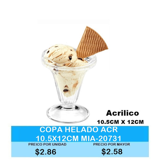 Copa de Helado Acrilica