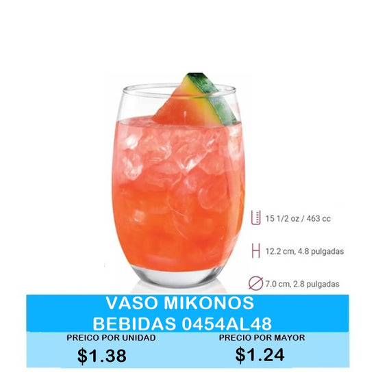 Vaso Mikonos Bebidas