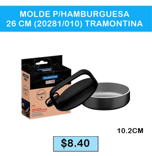 MOLDE HAMBURGUESA 26 CM TRAMONTINA