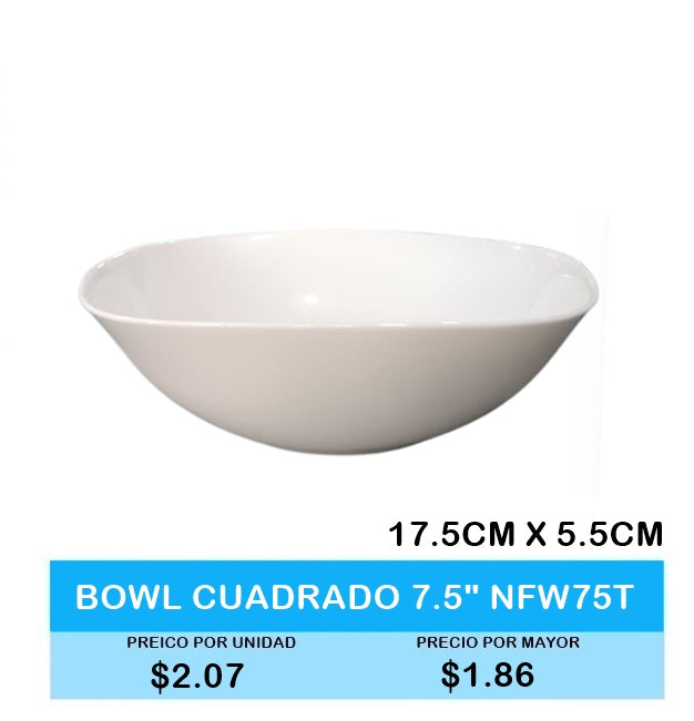 BOWL CUADRADO 7.5" NFW75T