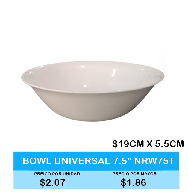 BOWL UNIVERSAL 7.5" NRW75T