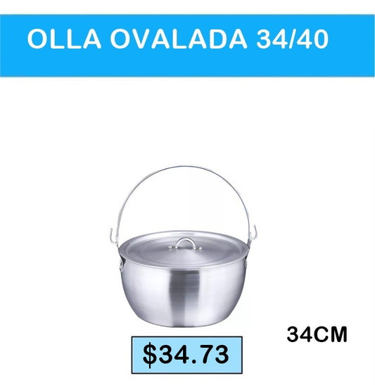 OLLA OVALADA 34 CM